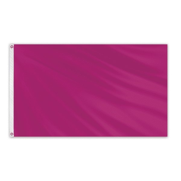 Solid Color Outdoor Nylon Flag 3' x 5' - Crimson